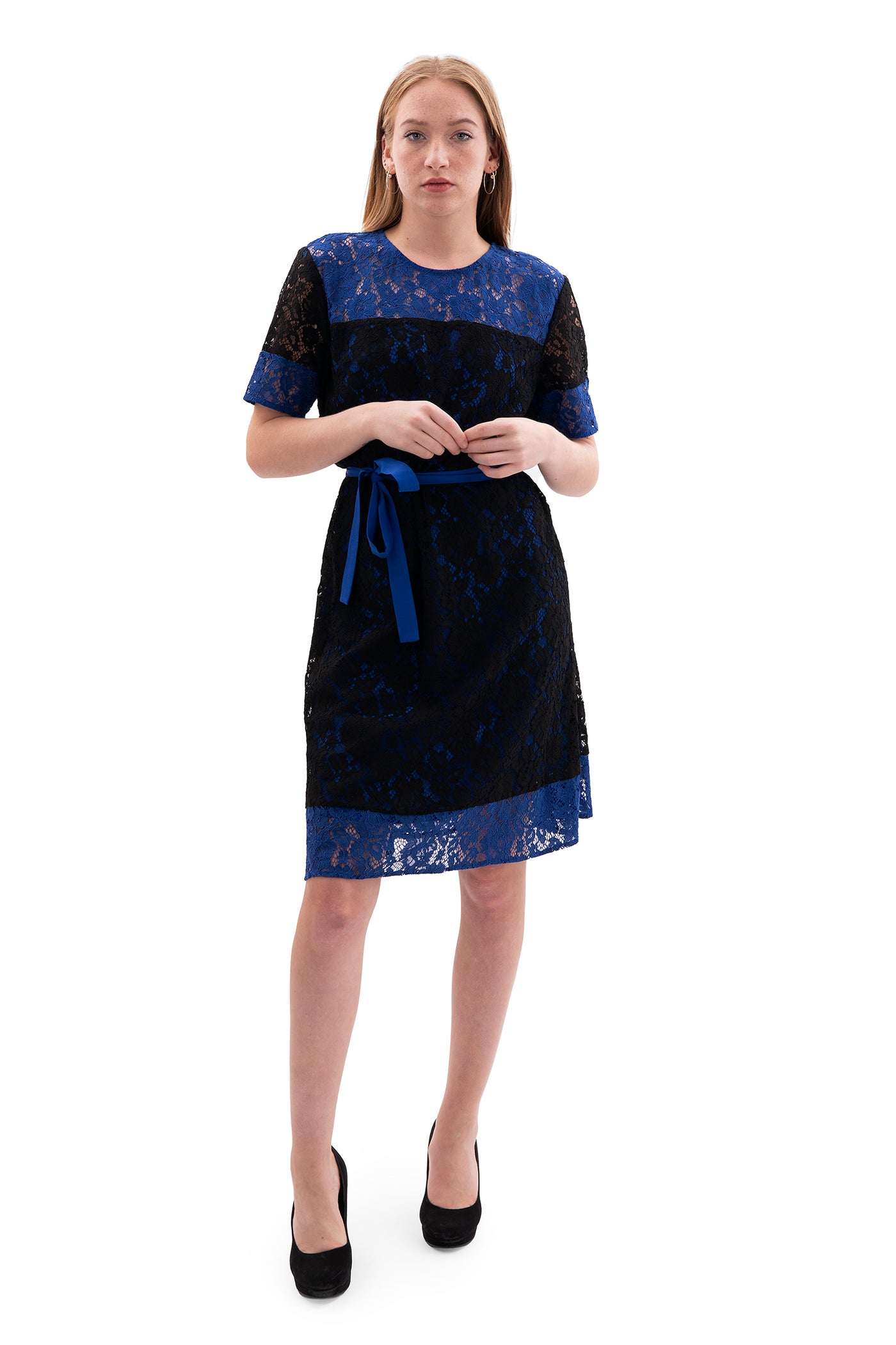 Paul Smith black and blue mini dress