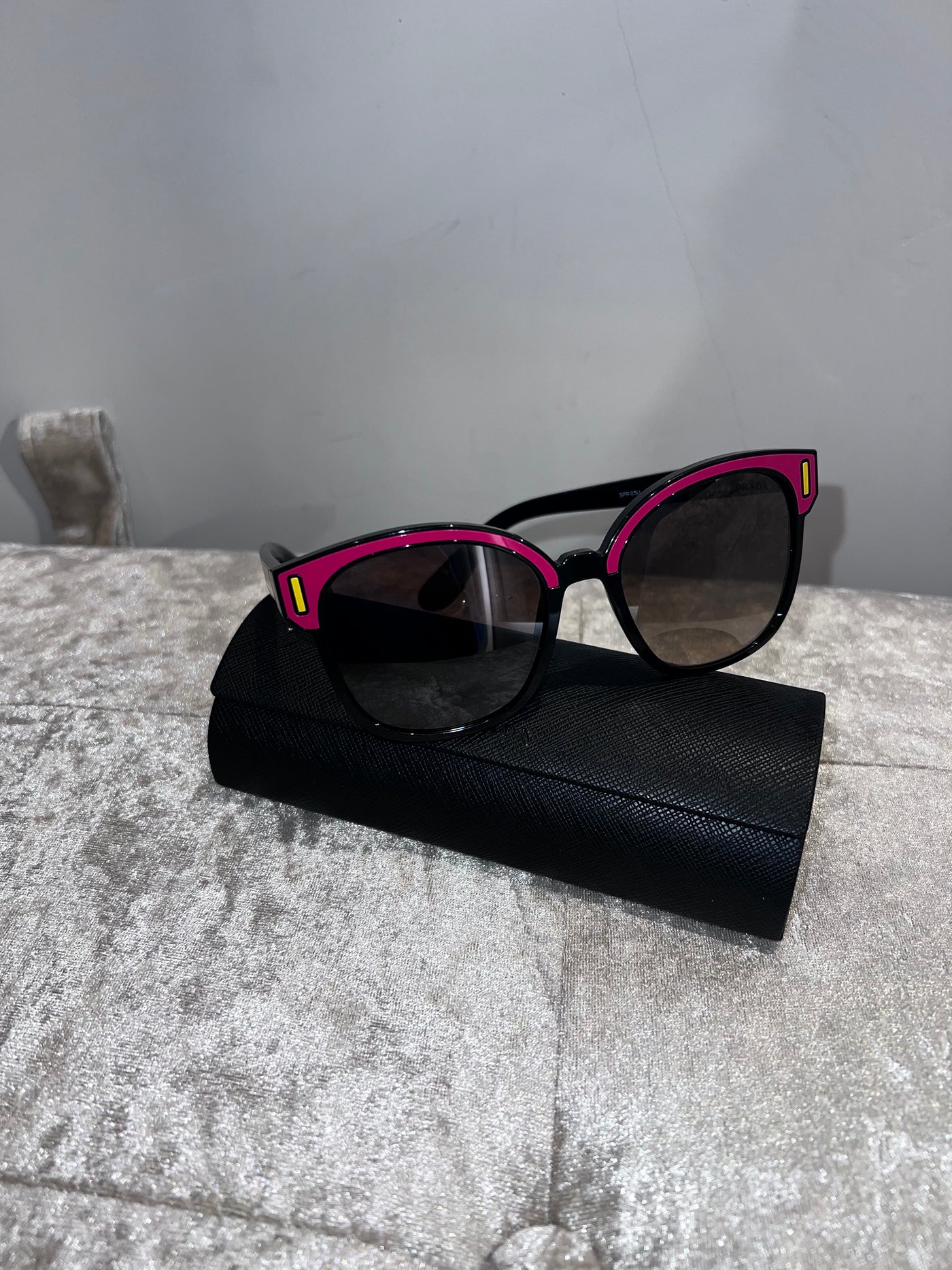 Prada sunglasses with colour blocking