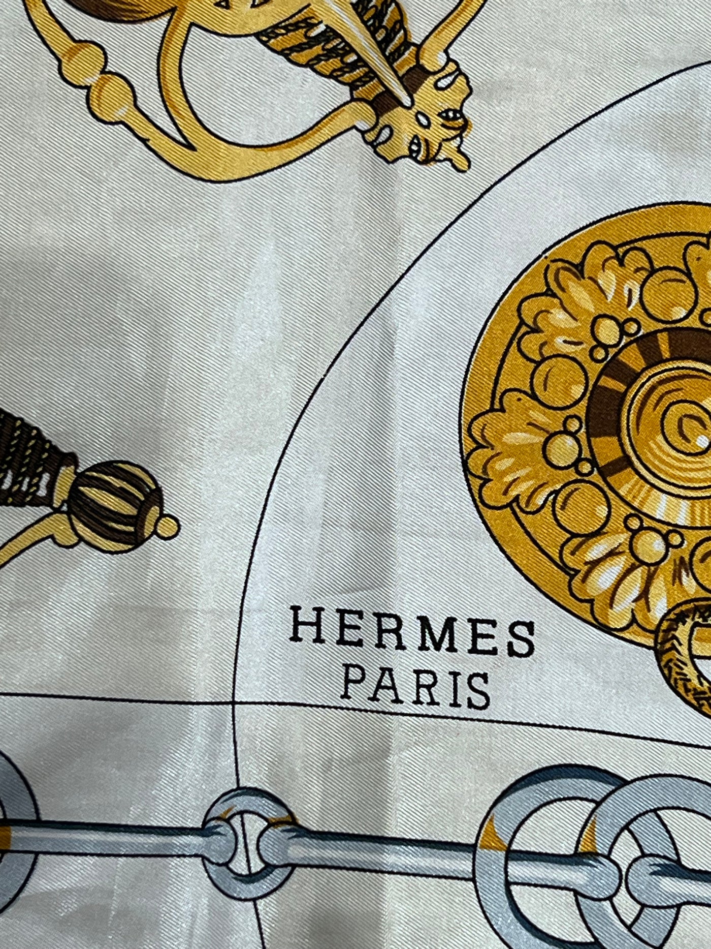 Iconic Hermes silk scarf