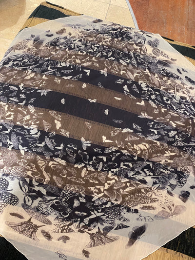 Alexandra McQueen silk scarf