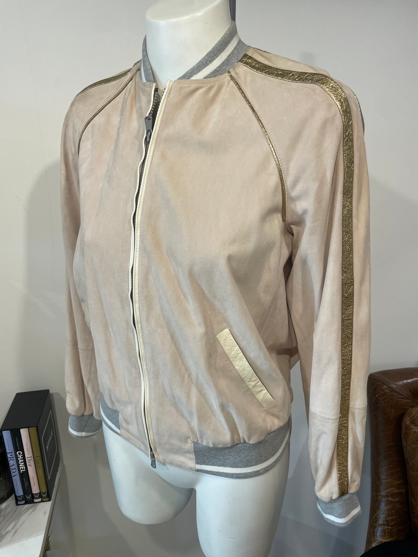 Brand new Brunello Cucinelli suede bomber jacket RTP £5000