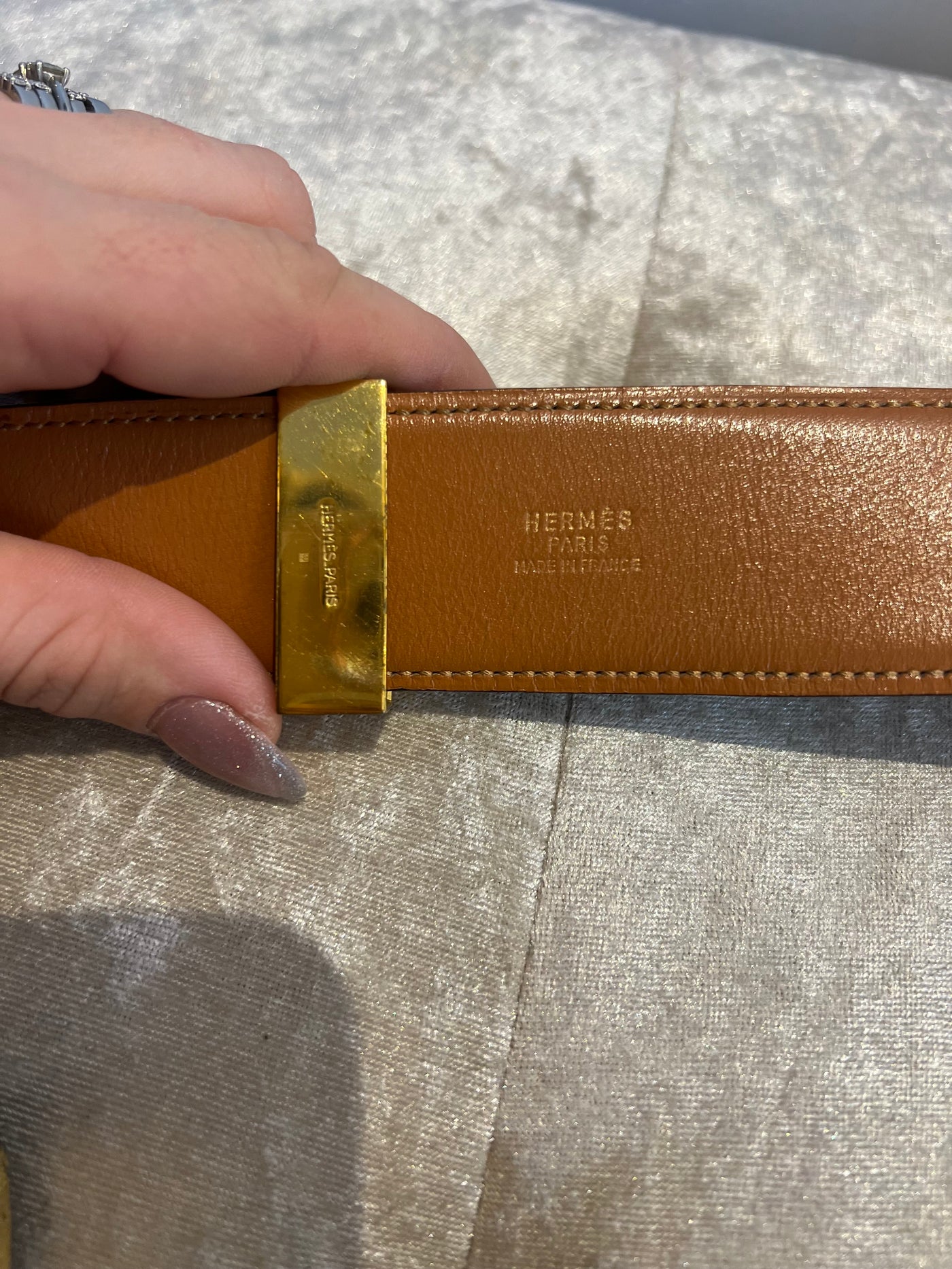Hermès 'Collier de Chien' CDC belt 75 cm