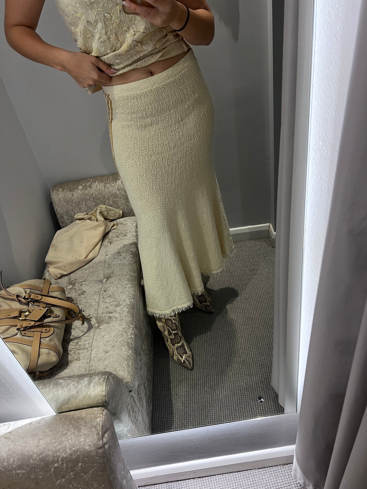 Victoria Beckham knitted skirt size Xs