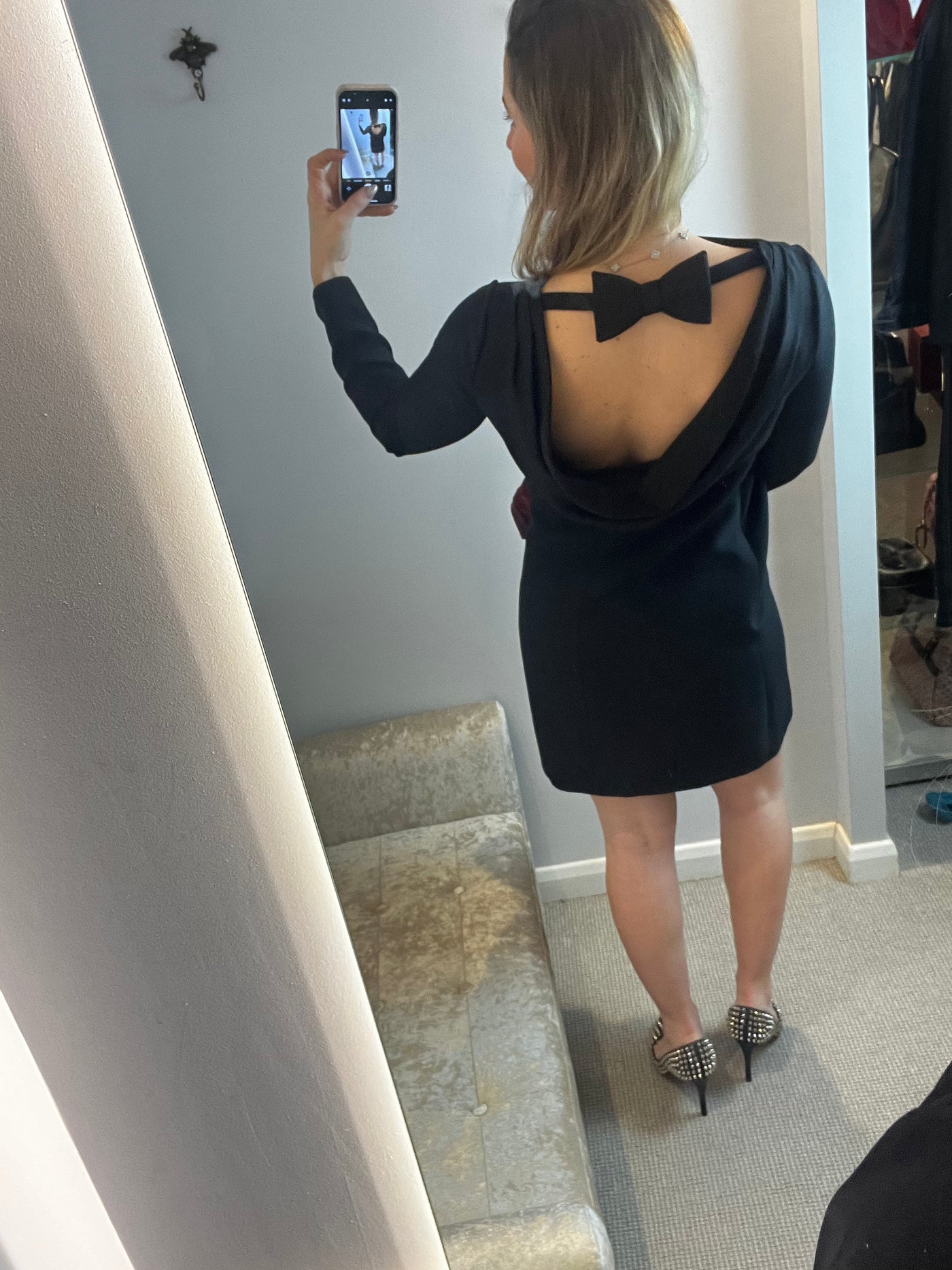Valentino little black dress size 6-10