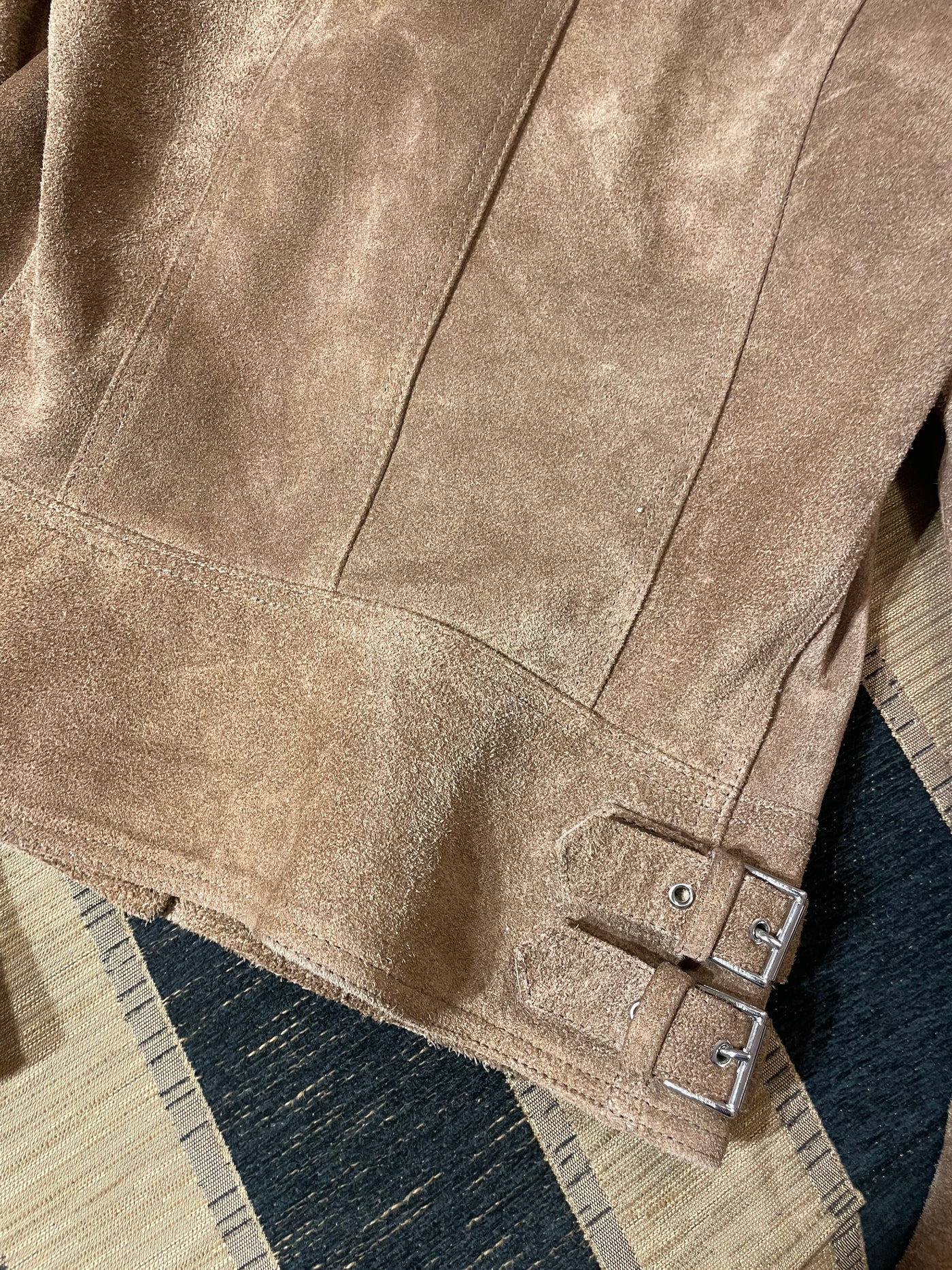 Belstaff suede brown biker jacket