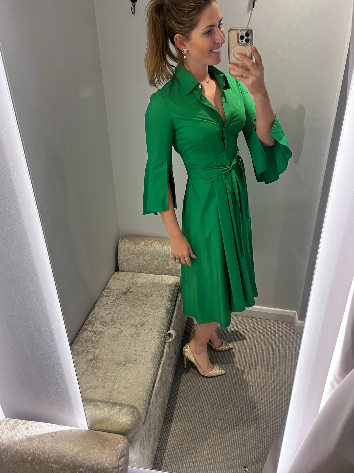 Brand new Paule ka green dress size 38