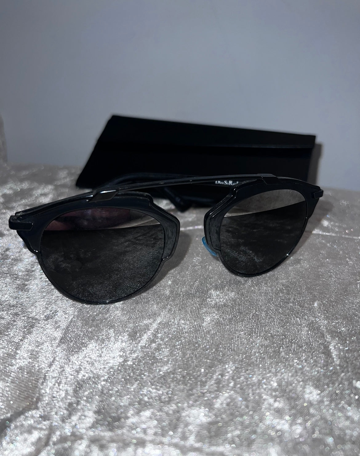 Christian Dior black lens sunglases