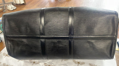 Louis Vuitton vintage Keepall 50  in black Epi leather