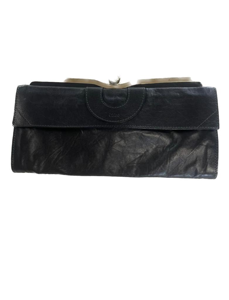 vintage Chloe clutch bag black