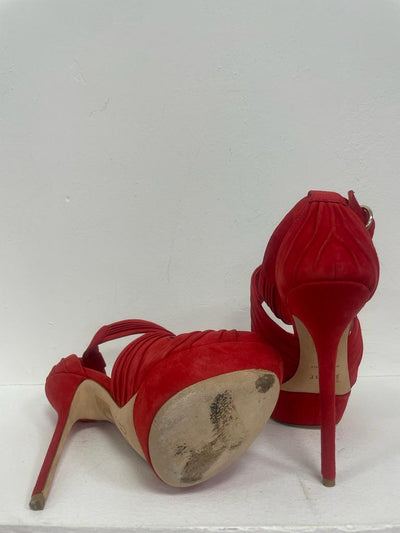Red Suede Dior heels size 38