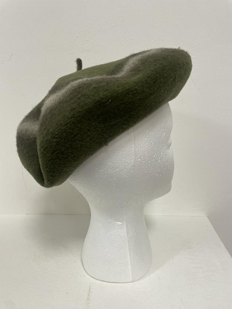 Green Dior Beret hat