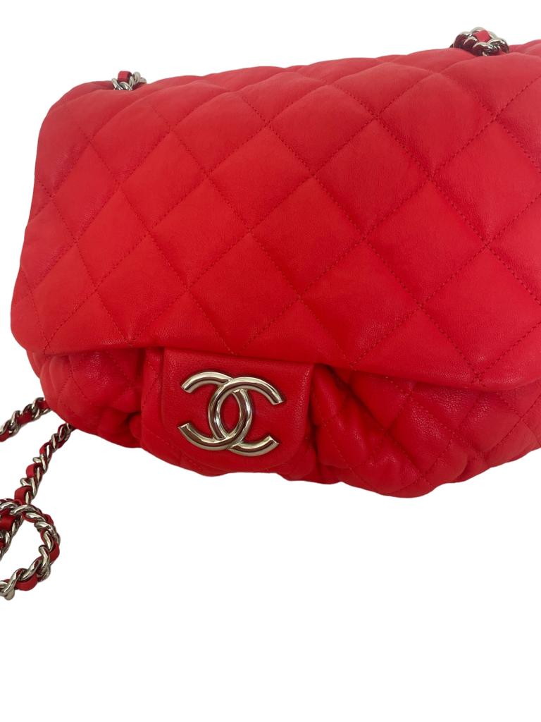 Red Chanel Limited edition round bag