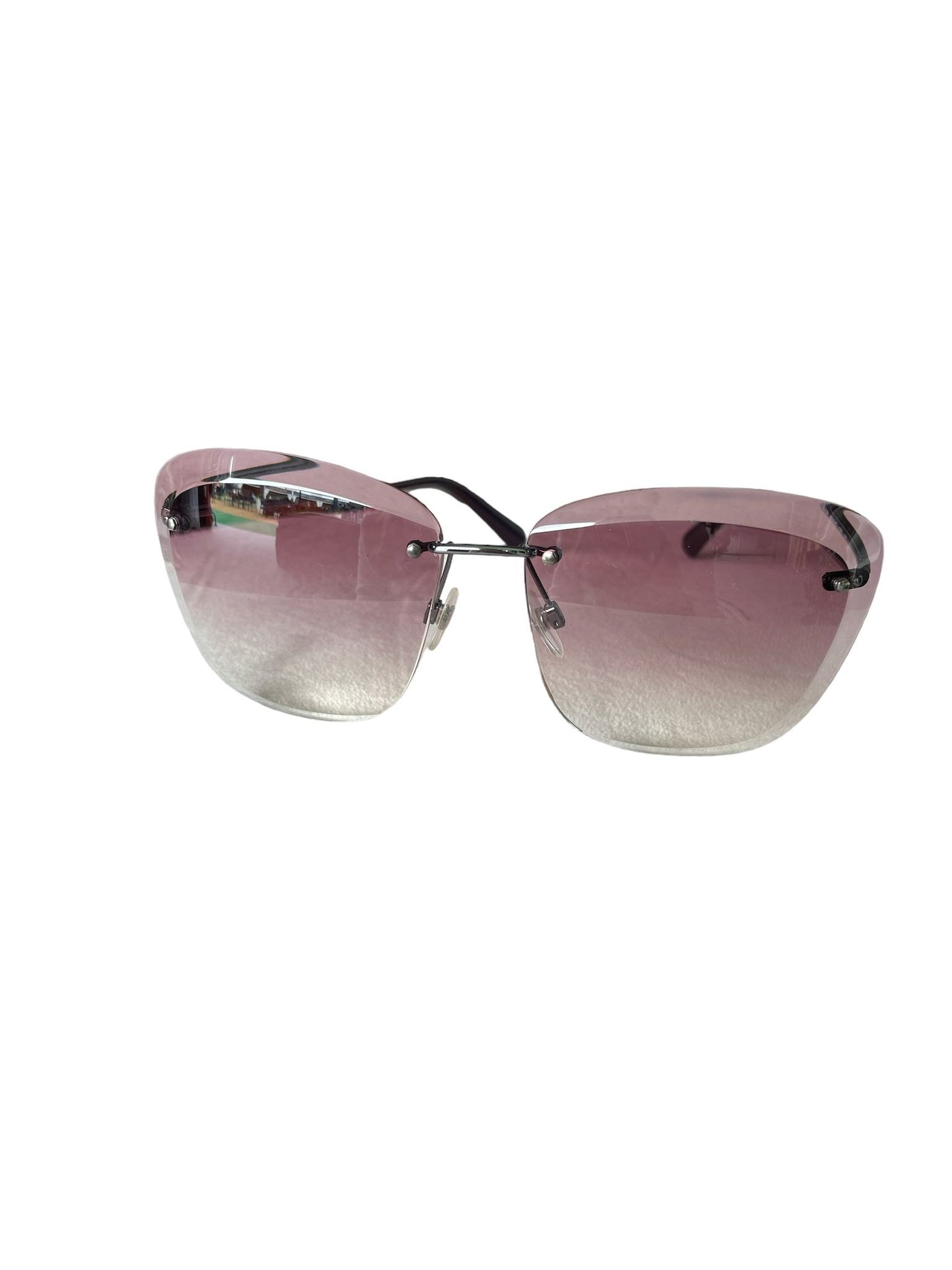 Chanel Butterfly Spring Gradient Sunglasses pink