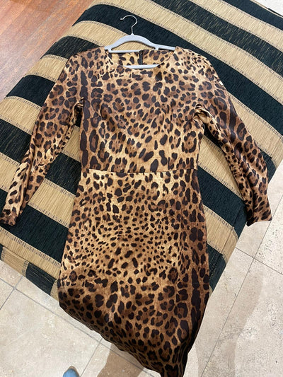 Dolce & Gabbana leopard print dress size 42