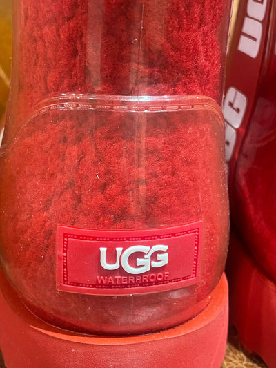 Waterproof Red Uggs Size 5
