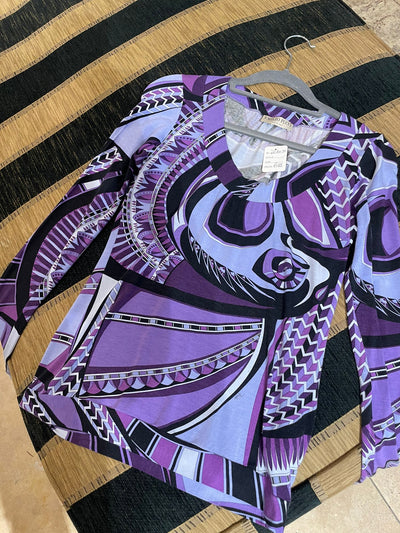 Pucci purple top size 12