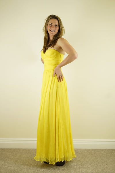 Ralph Lauren yellow black label dress size 2