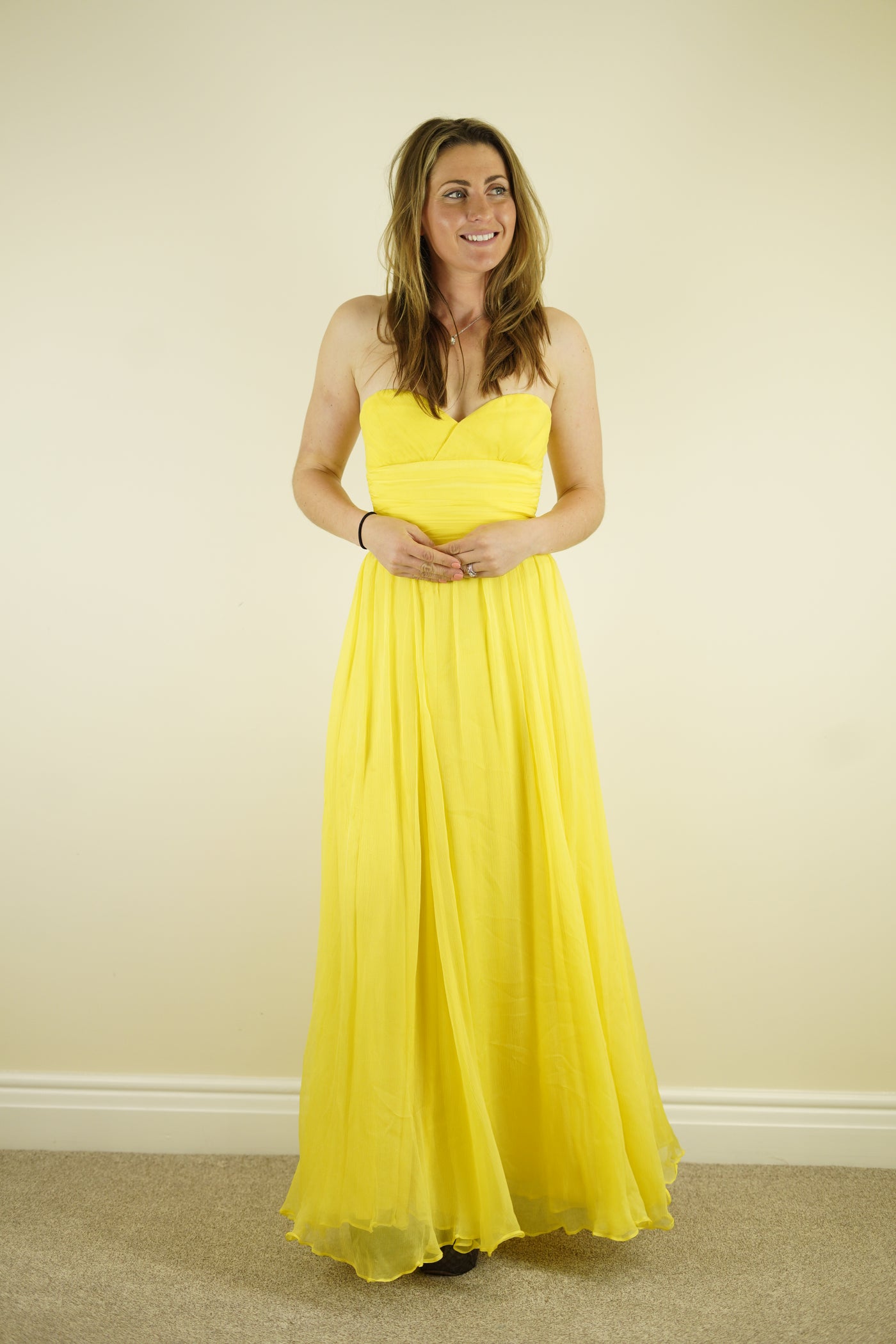 Ralph Lauren yellow black label dress size 2