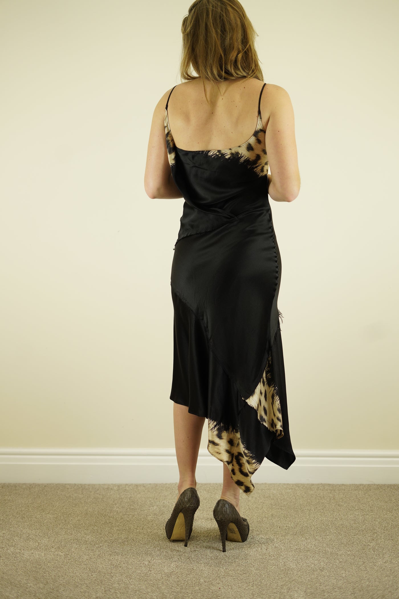 Roberto Cavalli silk dress size S