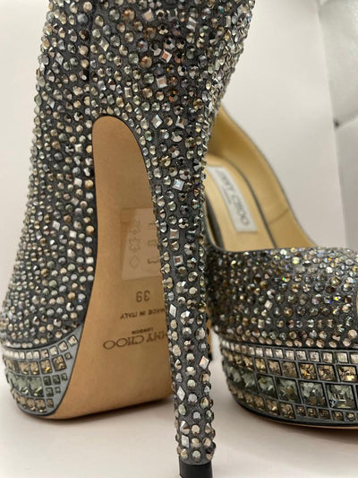 Jimmy Choo diamanté high heels size 39