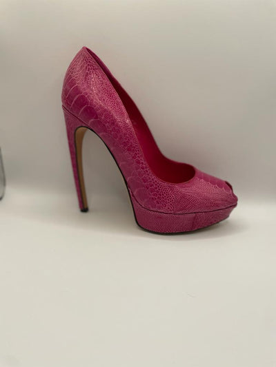 Alexander McQueen pink heels size 38