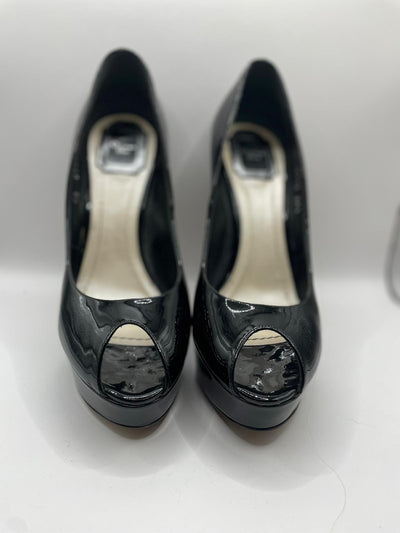 Christian Dior patent leather black heels size 38.5
