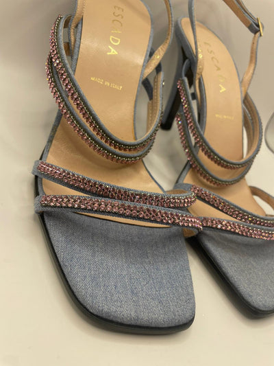 Escada brand new sling back heels size 38.5