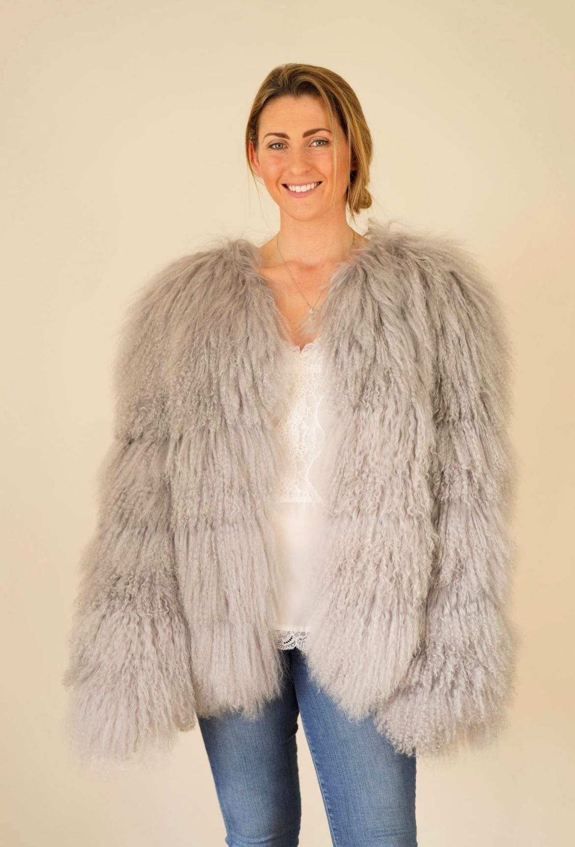 Chloe runway wool shaggy coat  size 8