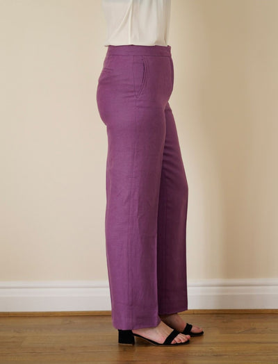Vintage Lora Piana Purple tailored trousers size 46