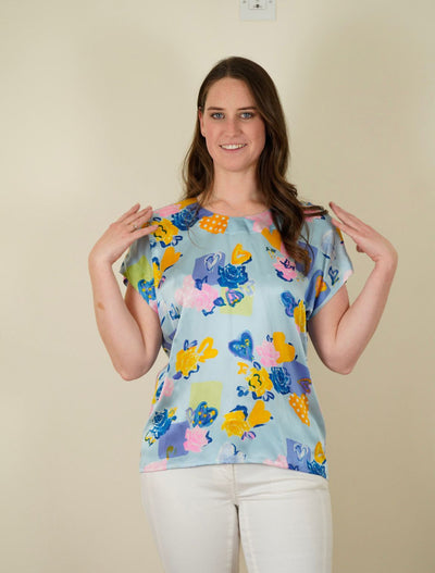Brand new Escada vintage silk blouse size 42
