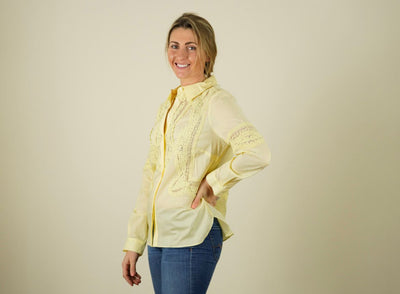 Madeline yellow shirt size GB 12