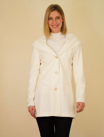 Tuzzi cream coat size GB12