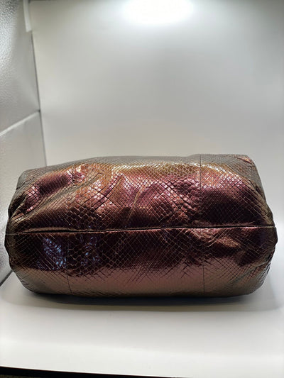 Samia Kamar exotic python hand bag