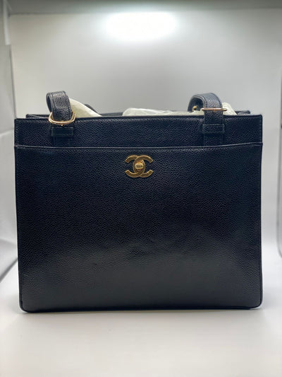 Chanel vintage CC tote bag