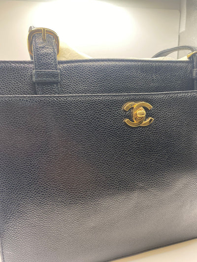 Chanel vintage CC tote bag
