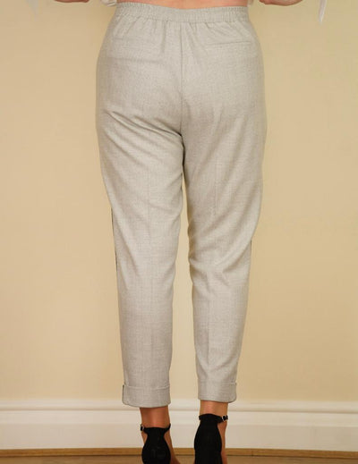 Mint Velvet grey checked trousers size 14R