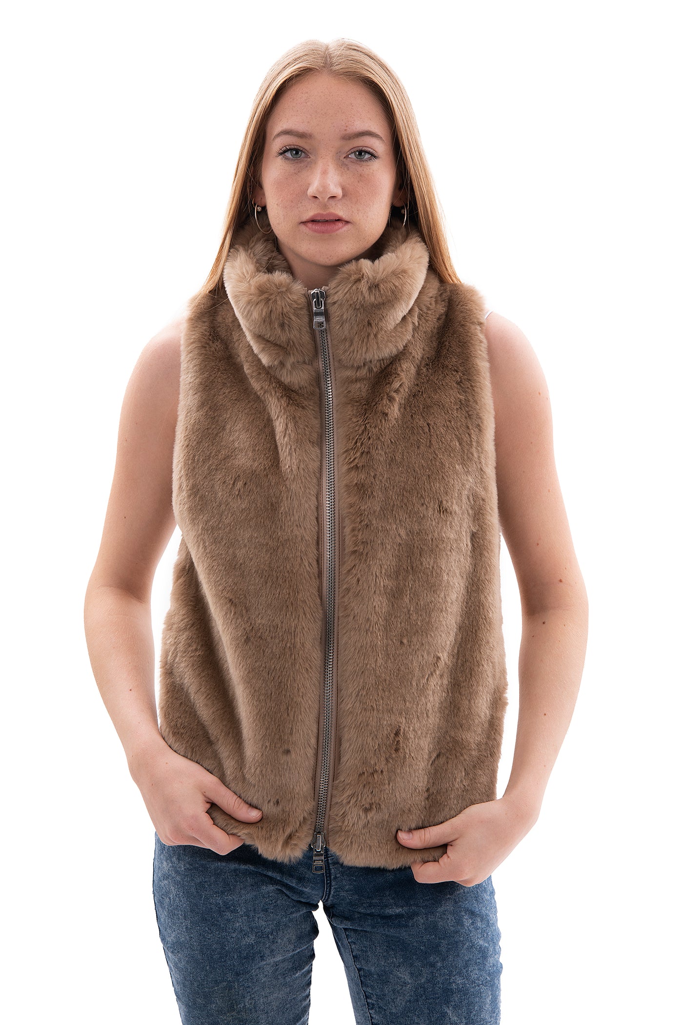 Armani Exchange Faux Fur Body Warmer