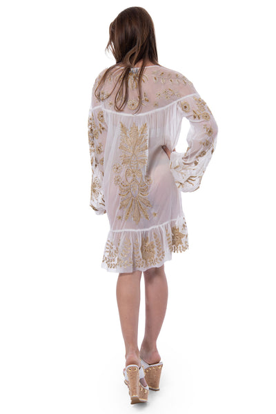 Diamond for Eden sun Kaften with gold embroidery and tassels