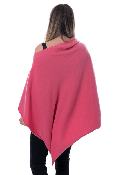 Hawick knitwear cashmere pink poncho - brand new