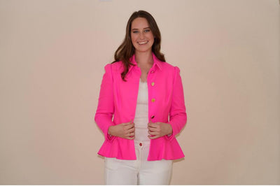 Ted Baker bright pink coat size 3