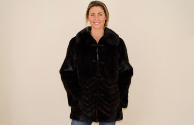 Vintage mink oversized coat